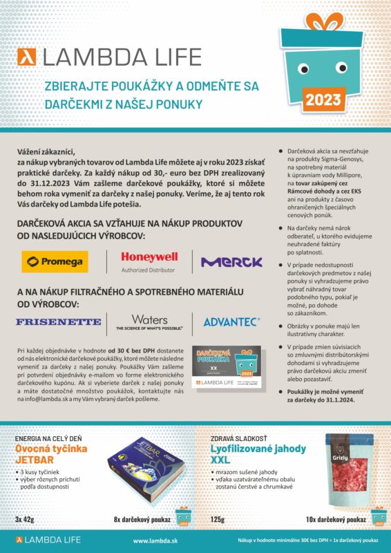 Darčeková akcia Lambda Life 2023